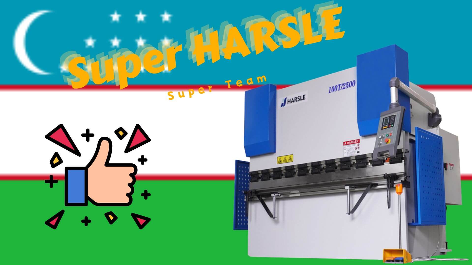 'Super HARSLE Press Brake' Zpětná vazba od Uzbekistánu