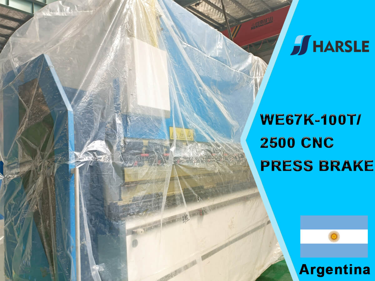 Argentina-WE67K-100T/2500 CNC Press Brake se systémem DA66T 8+1 osa