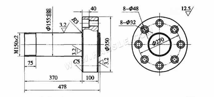 Oprava čtyř sloupcového hydraulického lisu