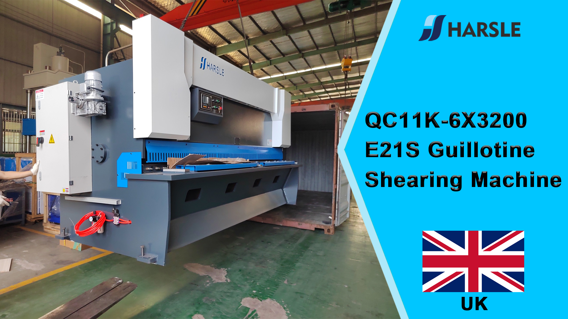 UK-QC11K-6X3200 E21S Gilotinový nůžkový stroj