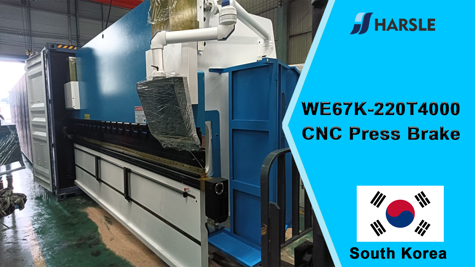 Jižní Korea-WE67K-220T4000 CNC ohraňovací lis