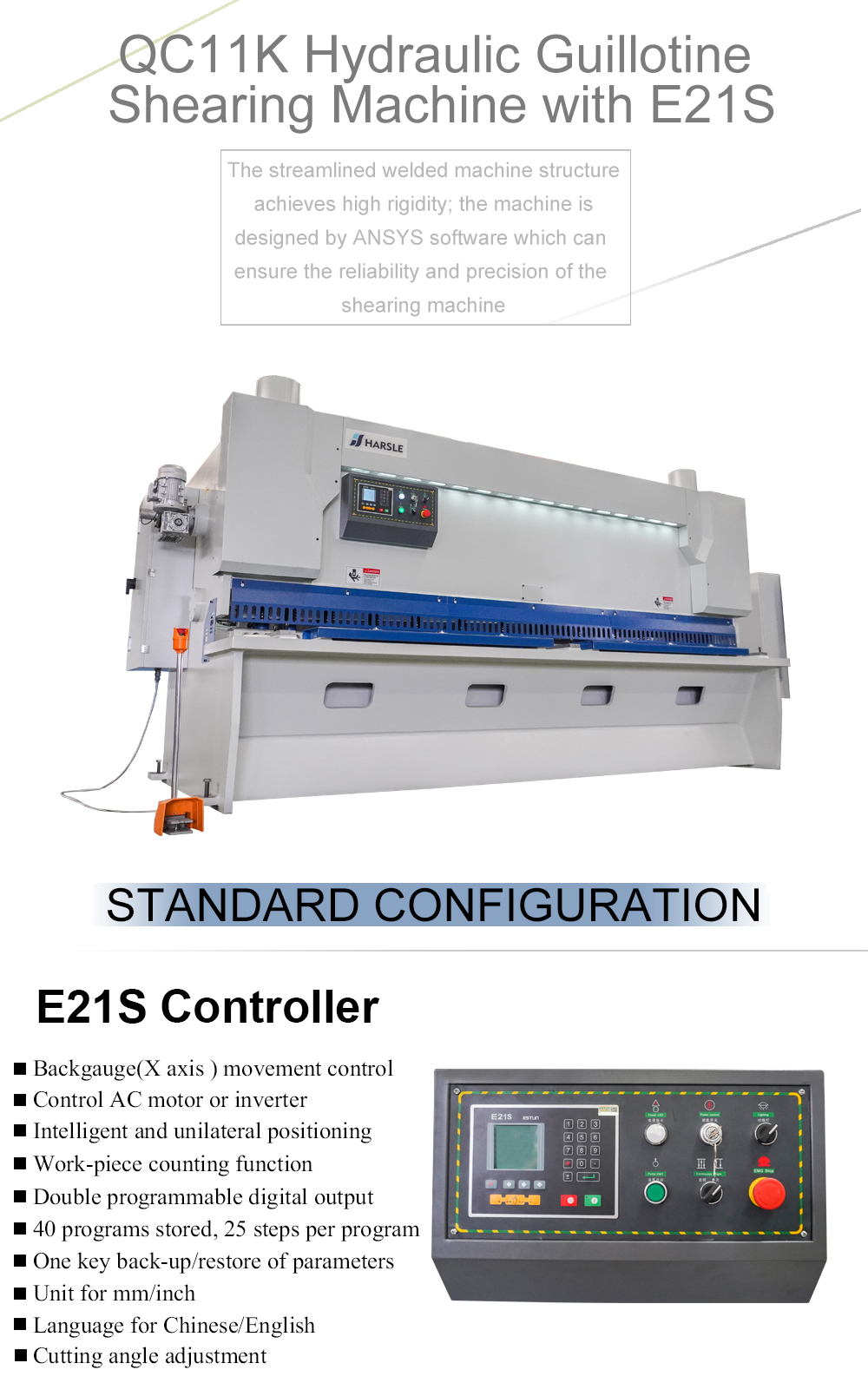 CNC hydraulické gilotinové nůžky