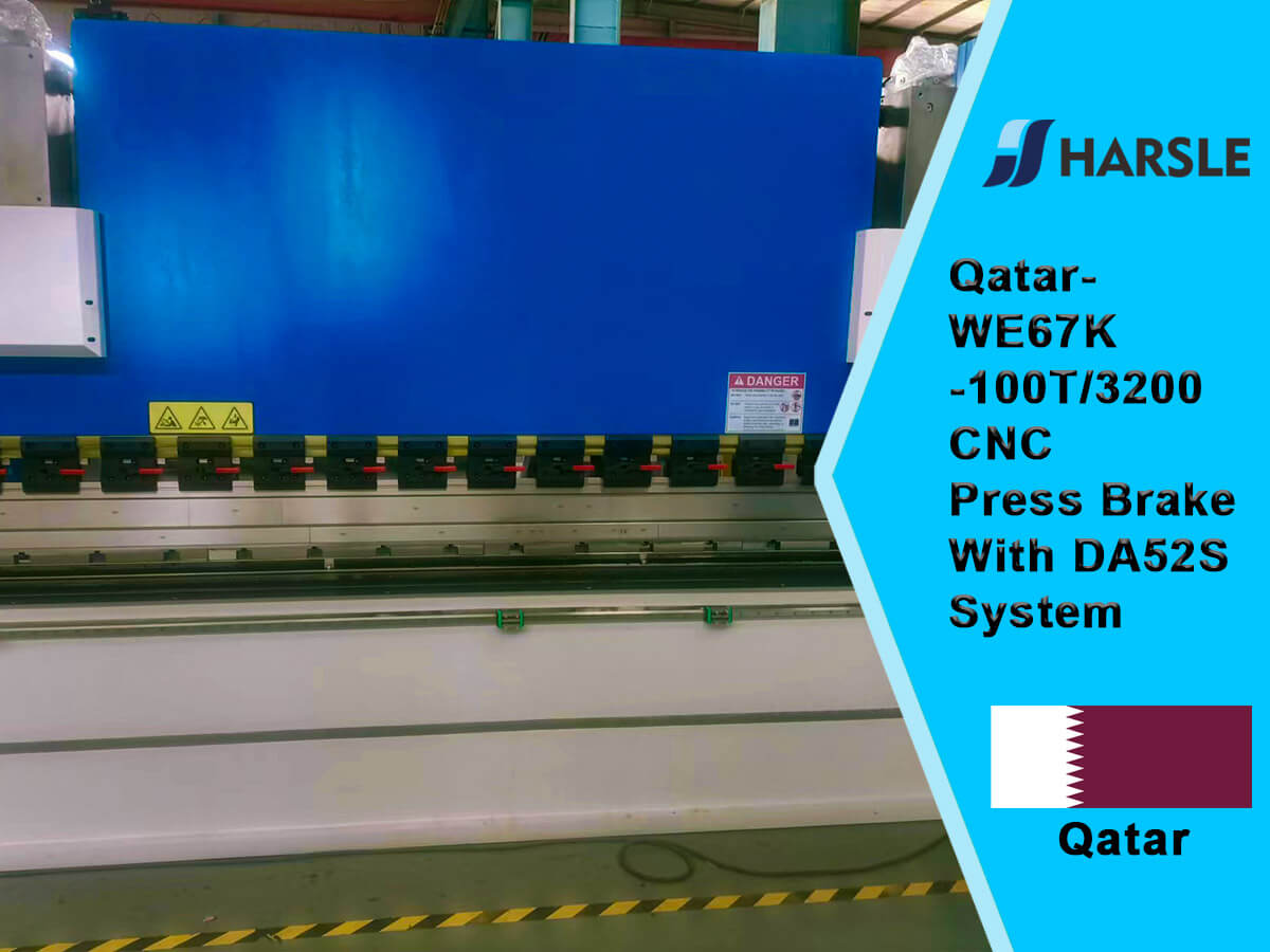 Qatar-We67K-100T/3200 CNC Press Brz se systémem DA52S