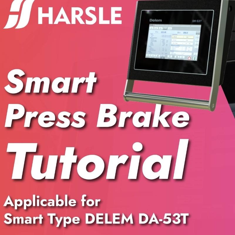 Smart Press Brzdový stroj Provoz Tutorial Delem DA-53T