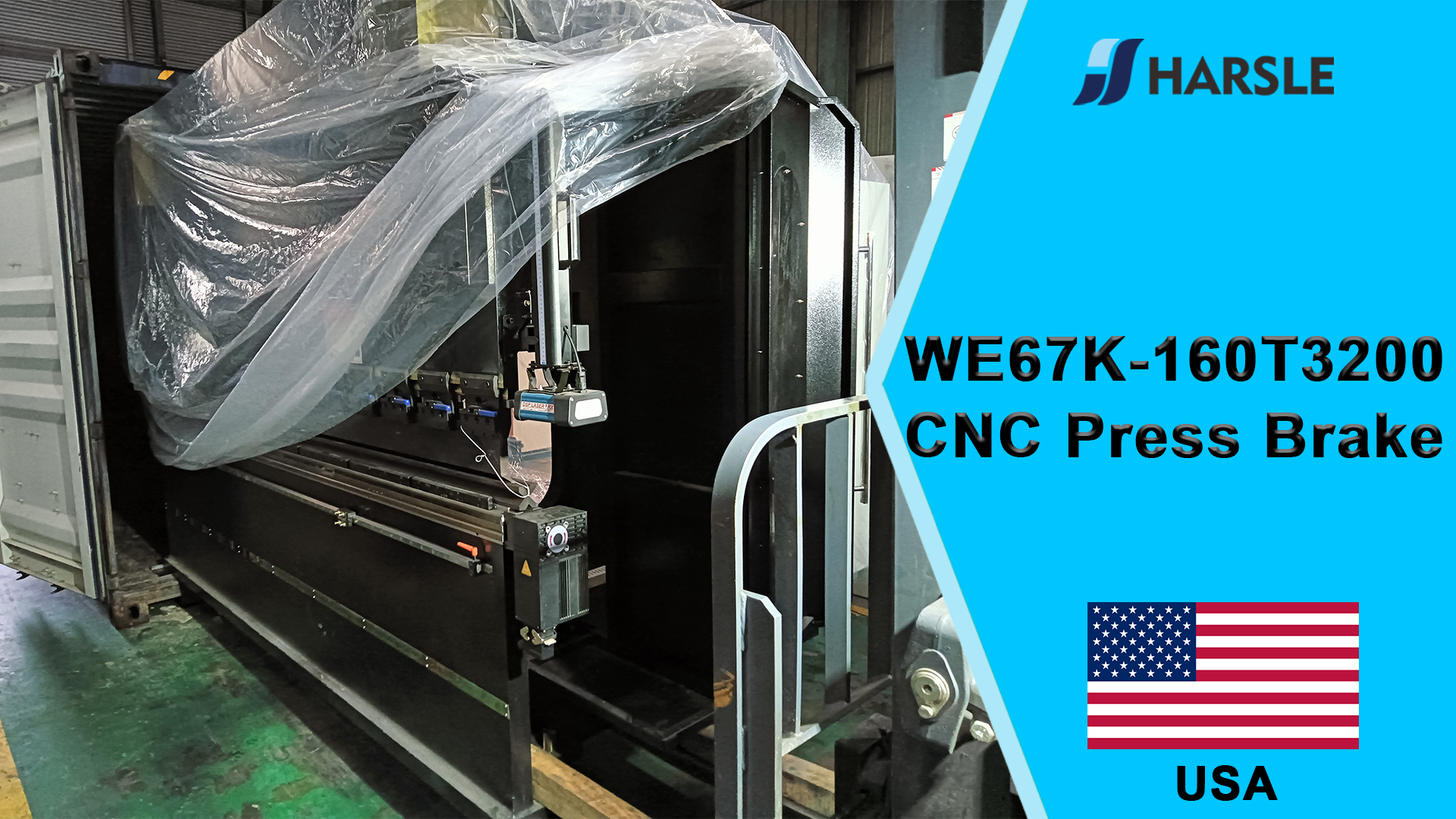 USA-WE67K-160T3200 CNC ohraňovací lis