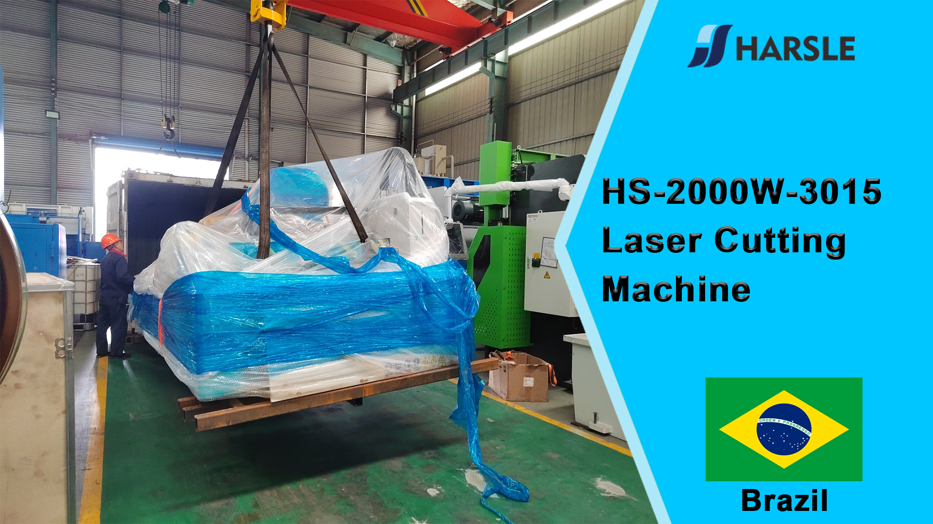 Laserový řezací stroj Brazil-HS-2000W-3015