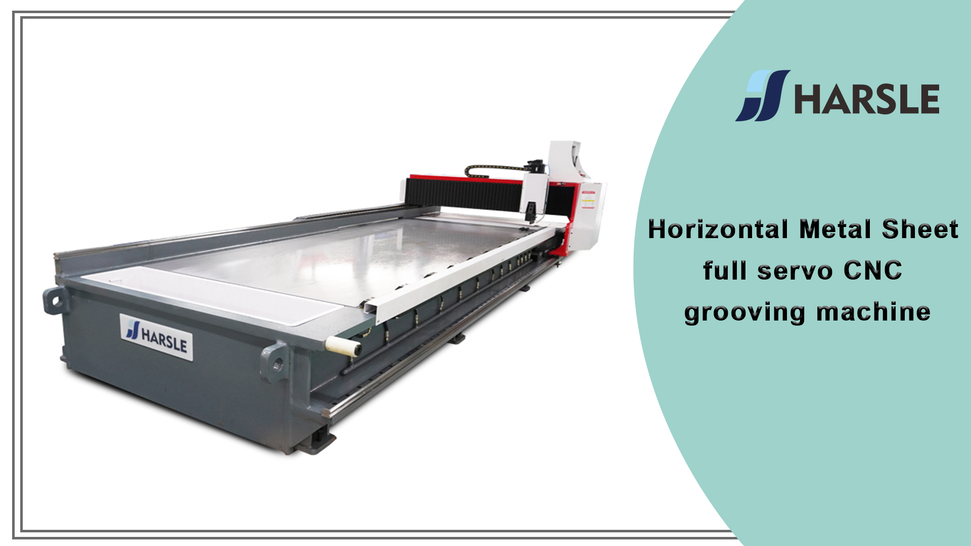 Horizontální kovový plech Full Servo CNC Grooving Stroj