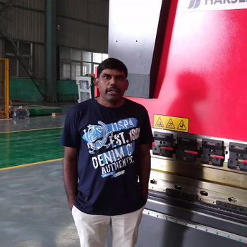 Indian zpětná vazba od zákazníků pro HARSLE CNC lisu