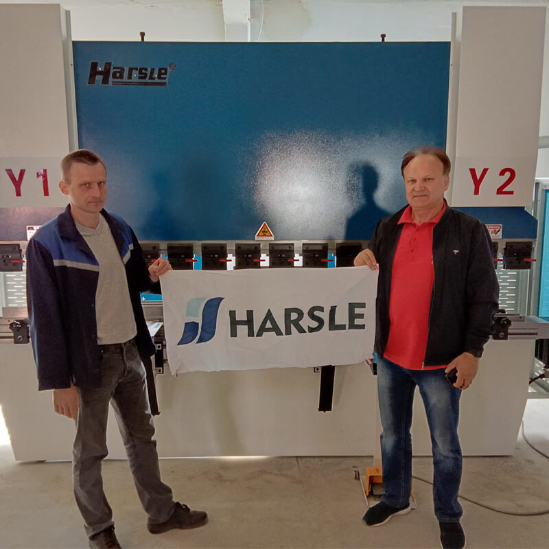 Harsle CNC Press Brake s DA-58T v Bělorusku, zpětná vazba od zákazníků