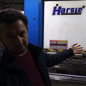 Hydraulický lis brzda 50t / 2200 pro Uzbekistán Zákazník, Zpětná vazba Harsle