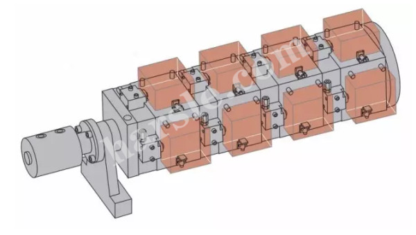 Hydraulické upínací systém konstrukce